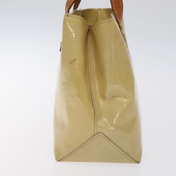 LOUIS VUITTON Monogram Vernis Reade PM Hand Bag Beige M91334 - Picture 4 of 12